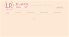 Desktop Screenshot of locationreception.com